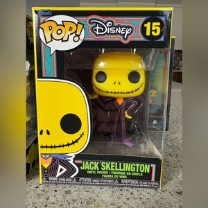 Nightmare Before Christmas Funko Pop - Jack Skellington Black Light Edition